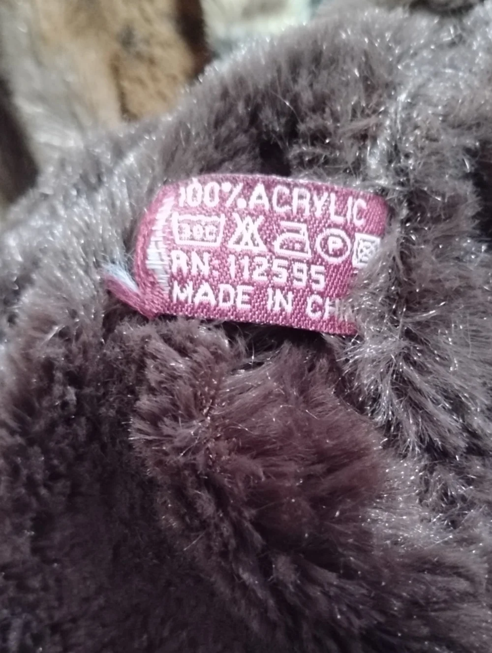 Cozy Faux Fur Animal-Print Infinity Scarf - Brown